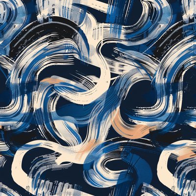 Levendige abstracte penseelstreken, abstract textuurontwerp, canvas art prints door F. Abderrahim