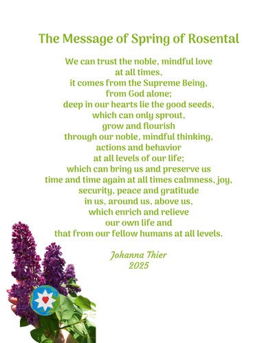 The Message of Spring of Rosental door Johanna Thier