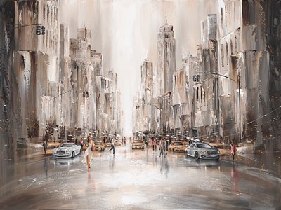 Stadsleven, New York door Isabella Karolewicz