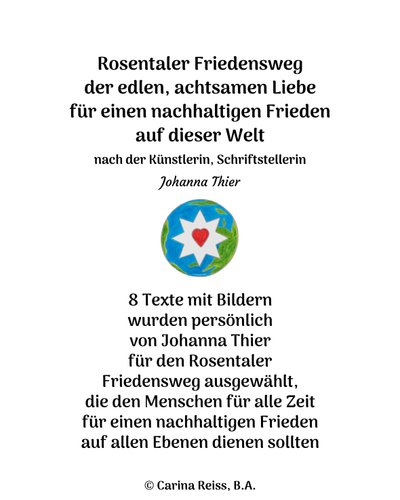 Rosental Vredespad door Johanna Thier