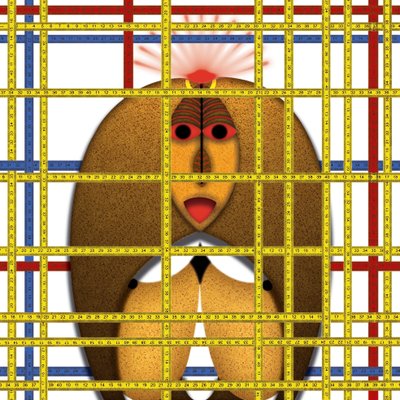 Dierlijke beweegredenen (I) - Hommage Piet Mondriaan door Alexander Eibach