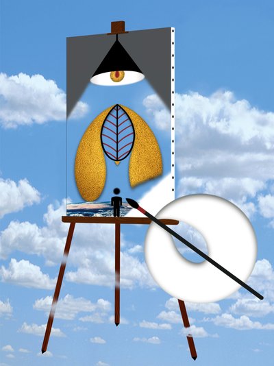 Die Malkunst (II) door Alexander Eibach