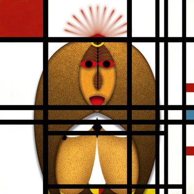 Lockdown (IV) - (aus der Serie Animal Rationale) door Alexander Eibach