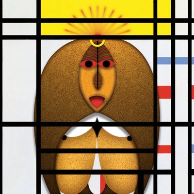 Lockdown (IX) - (aus der Serie Animal Rationale) door Alexander Eibach