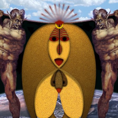 Schwierige Überfahrt (aus der Serie Anima Dannata) door Alexander Eibach