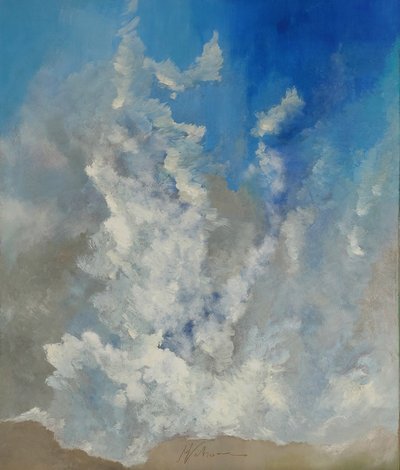 Lage wolken door M. Vet