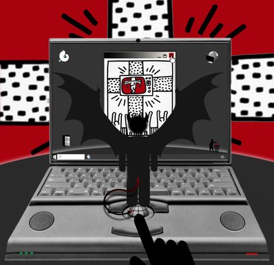 De antichrist (III) (uit de serie: Windows) door Alexander Eibach