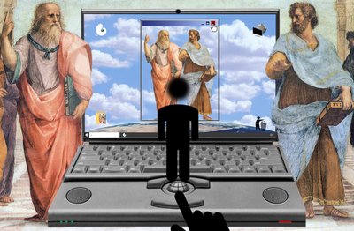 Het eindeloze gesprek (uit de serie: Windows) door Alexander Eibach