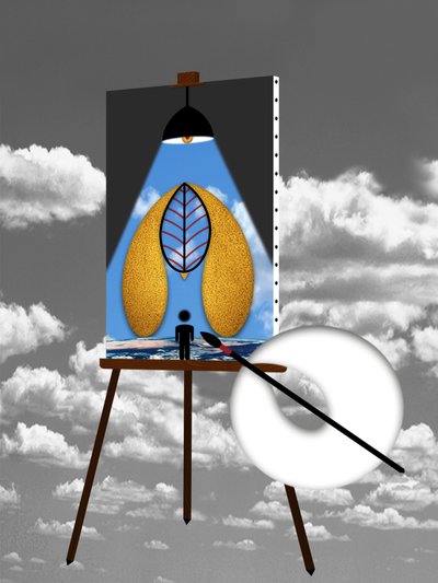 Die Malkunst (I) door Alexander Eibach