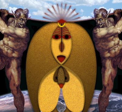 Schwierige Überfahrt (II) (aus der Serie Anima Dannata) door Alexander Eibach