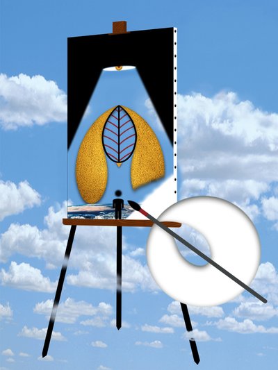 Die Malkunst (II) door Alexander Eibach