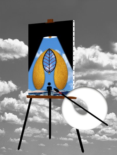 Die Malkunst (I) door Alexander Eibach