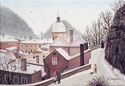 Hoog pad in de winter door Regine Dapra