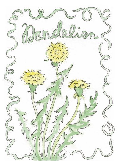 Paardenbloem door june art