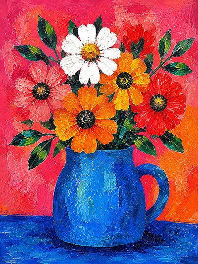 Een feest van bloemen en kleuren door Nomi Morina