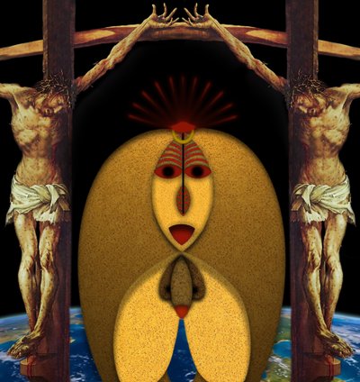 Ecce Homo (I) (das historische Tier und der geschichtliche Mensch) door Alexander Eibach