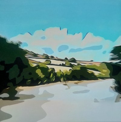 Digitaal landschap 26 door M. Vet