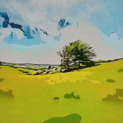 Digitaal landschap 27 door M. Vet