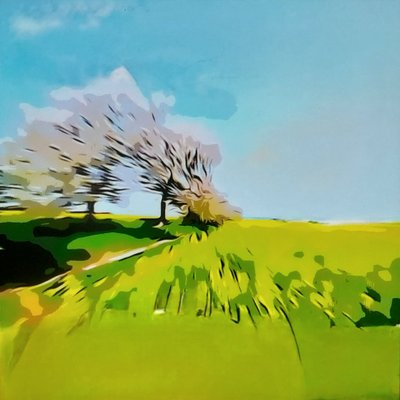 Digitaal landschap 29 door M. Vet