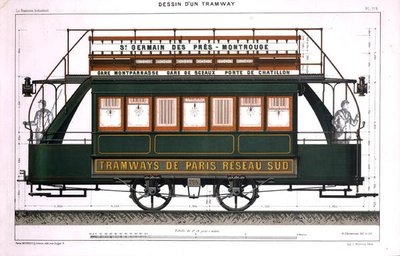 Ontwerp voor een tram door A. Cheneveau
