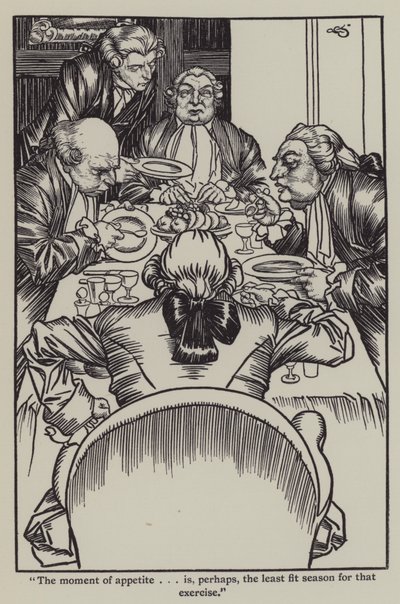 Illustratie voor The Essays of Elia door Charles Lamb door A. Garth Jones