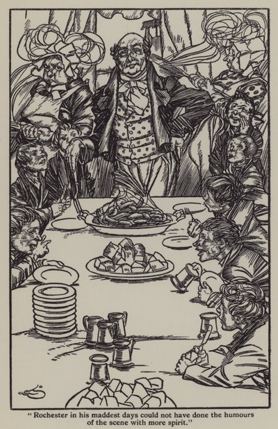 Illustratie voor The Essays of Elia door Charles Lamb door A. Garth Jones