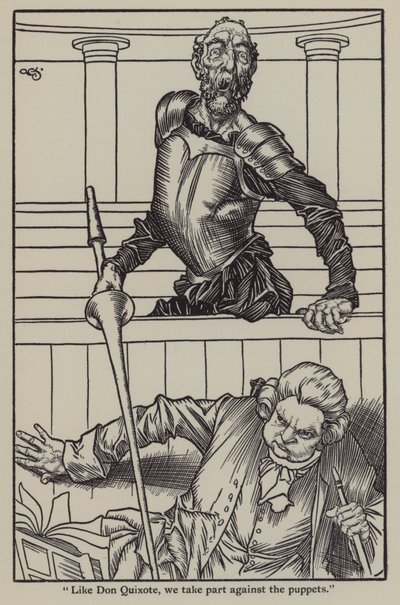 Illustratie voor The Essays of Elia door Charles Lamb door A. Garth Jones