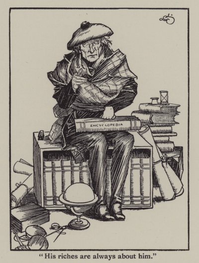 Illustratie voor The Essays of Elia door Charles Lamb door A. Garth Jones