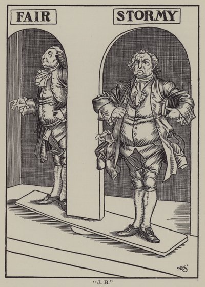 Illustratie voor The Essays of Elia door Charles Lamb door A. Garth Jones