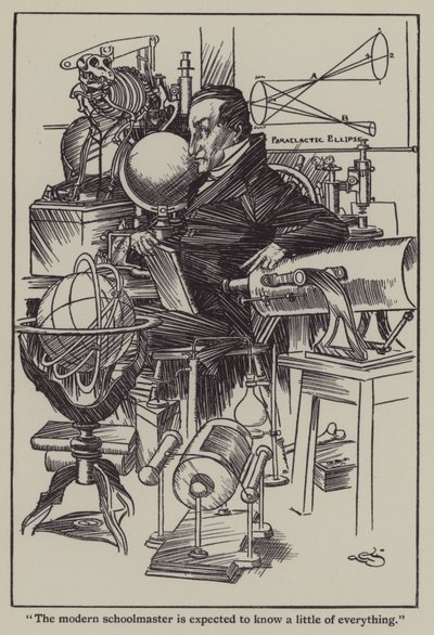 Illustratie voor The Essays of Elia door Charles Lamb door A. Garth Jones