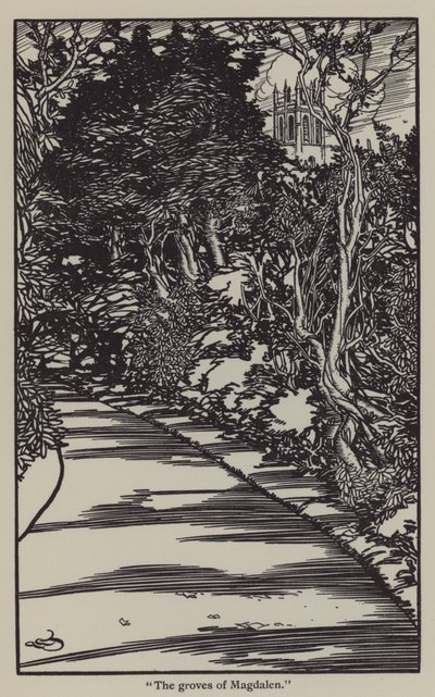 Illustratie voor The Essays of Elia door Charles Lamb door A. Garth Jones