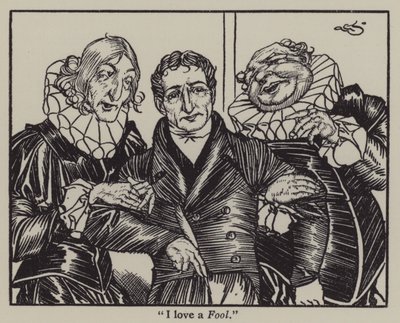 Illustratie voor The Essays of Elia door Charles Lamb door A. Garth Jones