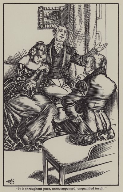 Illustratie voor The Essays of Elia door Charles Lamb door A. Garth Jones