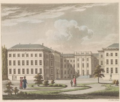Paleis Noordeinde te Den Haag, 1810-1825 door A. Lutz