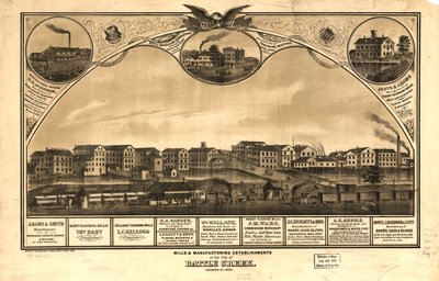 Molens en verwerkende bedrijven van de stad Battle Creek, Calhoun Co, Mich. LOC 73693421 door A. Ruger