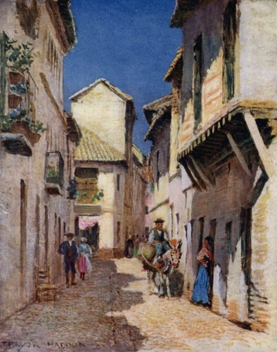 Cordoba, een straat door A. Trevor Haddon