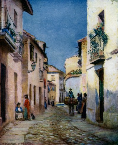 Cordova, een straatbeeld door A. Trevor Haddon