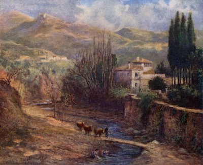 Granada, Villa aan de Darro door A. Trevor Haddon