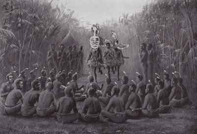 Inwijdingsceremonie in de Torres Straits door A. Trevor Haddon