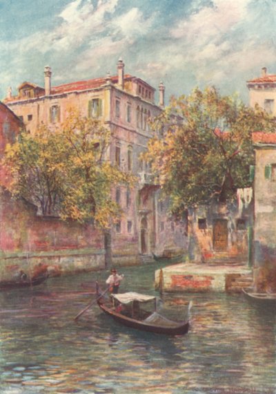 Palazzo Dona vanaf Rio S Polo door A. Trevor Haddon