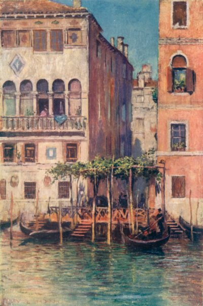 Palazzo Sicher en Traghetto Della Madonnetta door A. Trevor Haddon