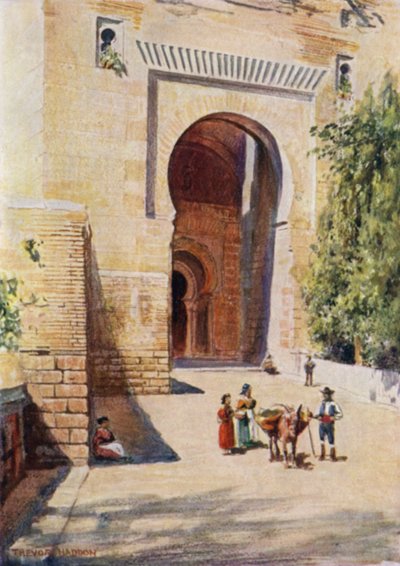 Het Alhambra, Poort van Justitie door A. Trevor Haddon
