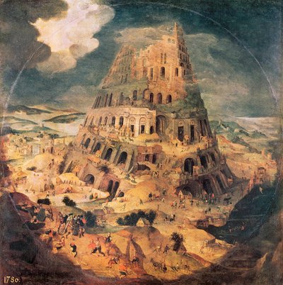 De Toren van Babel door Abel Grimmer or Grimer