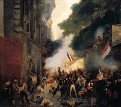 Episode van de Revolutie van 1830, Julidag: Aanval op de kazerne aan de Babylonstraat op 29 juli door Abel Lordon
