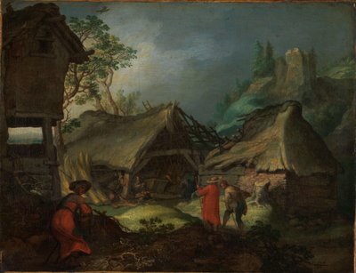 De aanbidding van de herders door Abraham Bloemaert