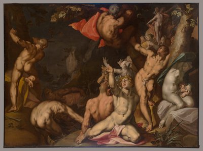 De zondvloed door Abraham Bloemaert