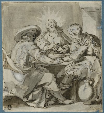Het avondmaal te Emmaüs door Abraham Bloemaert