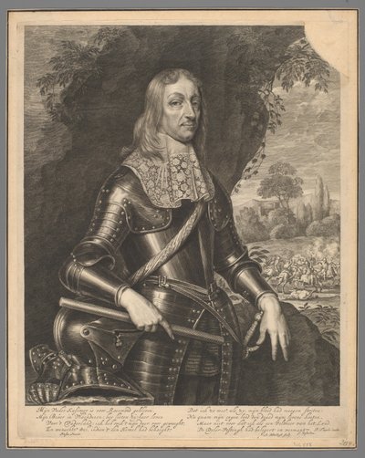 Portret van Willem Frederik, graaf van Nassau-Dietz door Abraham Bloteling