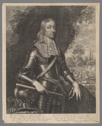 Portret van Willem Frederik, graaf van Nassau-Dietz door Abraham Bloteling