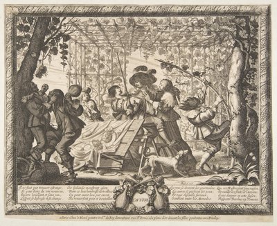 Herfst, ca. 1637 door Abraham Bosse